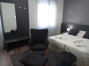 Postel nebo postele na pokoji v ubytování Residenza Novi