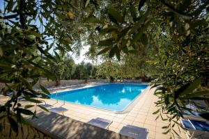 The swimming pool at or close to Ferienwohnung ulivo mit Pool und Privatstrand Még 37 kép