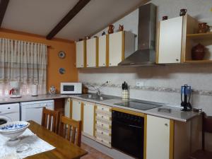 Η κουζίνα ή μικρή κουζίνα στο Alojamiento Rural Puente Honda