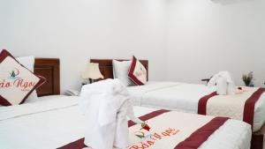 Voodi või voodid majutusasutuse Bao Ngoc Hotel & Apt toas