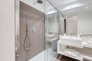 Koupelna v ubytování Vantaggio Apartment