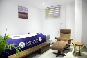 Posezení v ubytování Meraki Holistic Wellness Retreat