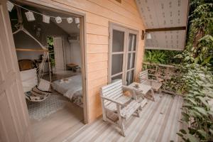 Cozy Hutsにある庭