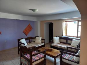 Posezení v ubytování Blue Villa + 37 fotografií