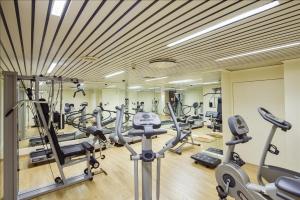 The fitness centre and/or fitness facilities at Hotel Orientale