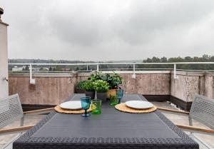 A balcony or terrace at La Terrazza