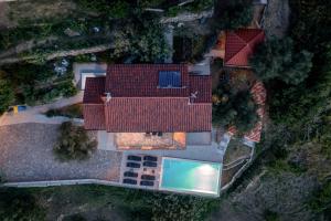 Pohľad z vtáčej perspektívy na ubytovanie Villa Lapida