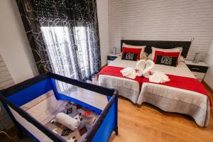 Postel nebo postele na pokoji v ubytování APARTAMENTOS ARGIA 2