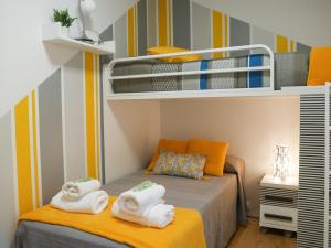 Postel nebo postele na pokoji v ubytování APARTAMENTOS ARGIA 2