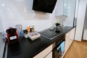 Kuchyň nebo kuchyňský kout v ubytování APARTAMENTOS ARGIA 2