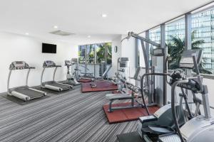 The fitness centre and/or fitness facilities at Meriton Suites Herschel Street, Brisbane