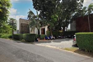 Tea Tree Boutique Resort外面的花园