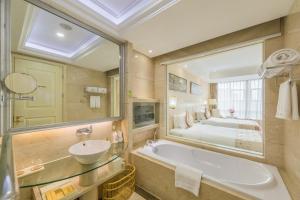 Koupelna v ubytování Sofis Jinyuan Hotel