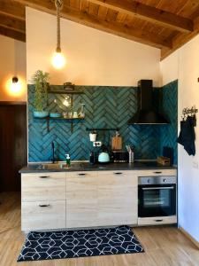 A kitchen or kitchenette at Finca Los Llanitos