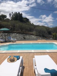 The swimming pool at or close to Finca Los Llanitos