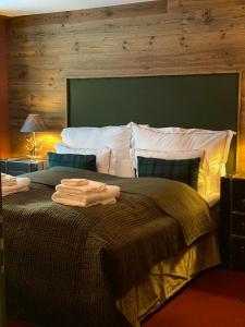 Postel nebo postele na pokoji v ubytování Chalet Bull Zermatt