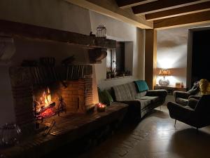 Posezení v ubytování Masseria D'Achille