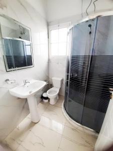 Koupelna v ubytování KU&NA HOTEL BELSH