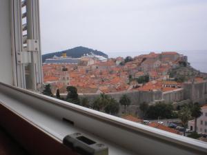 a view of a city from a window at Apartment Rina - Old Town in Dubrovnik