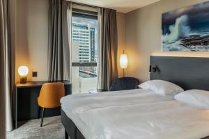 Postel nebo postele na pokoji v ubytování Comfort Hotel Bodø