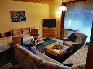 Posezení v ubytování Gästehaus Rüger