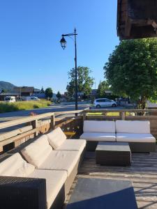 Posezení v ubytování Chalet Hotel Le Mont Bisanne