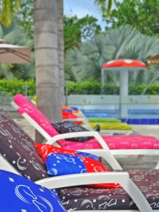 Bazén v ubytování Hacienda Isabela Hotel Campestre nebo v jeho okolí