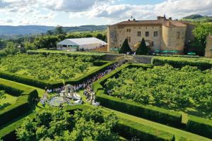 Zahrada ubytování Château de Bagnols