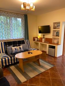 A kitchen or kitchenette at Villa Kokosowa