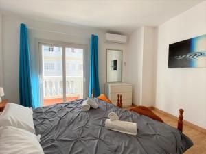 Posteľ alebo postele v izbe v ubytovaní Stella Maris 1A Casasol Apartments