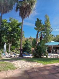 Κήπος έξω από το La Fuente Oase B&B