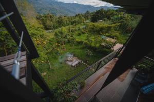 En balkong eller terrass på Loft Industrial en Guateque, Boyacá