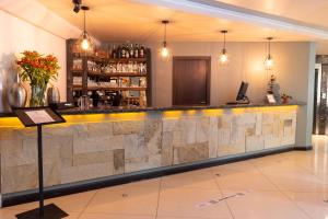 Lounge nebo bar v ubytování Hotel Crans Montana