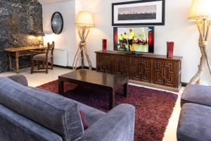 Posezení v ubytování Hotel Crans Montana