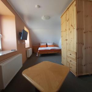 Postel nebo postele na pokoji v ubytování Gabis Ferienwohnung Bendingbostel