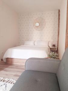 Cama o camas de una habitación en Precioso apartamento en el centro de Santander