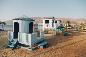 a playground on the beach in the desert at Sayadeen Village - Red Sea Riviera in Nuweiba