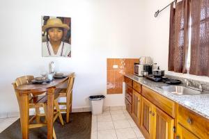 A kitchen or kitchenette at Downtown Suites