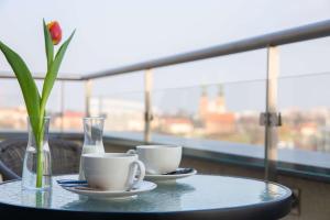 Ein Balkon oder eine Terrasse in der Unterkunft Park Inn by Radisson Poznan