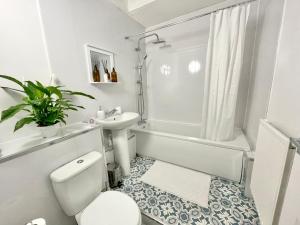 Koupelna v ubytování Traditional cosy PET FRIENDLY cottage by the canal with Cymru Holidays + 28 fotografií