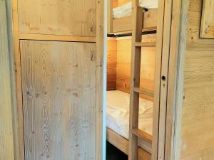 Ein Etagenbett oder Etagenbetten in einem Zimmer der Unterkunft Appartement La Plagne, 1 pièce, 4 personnes - FR-1-351-29