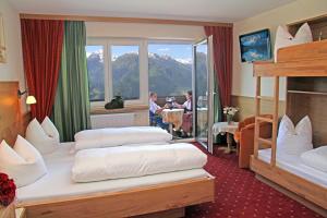 Katil atau katil-katil dalam bilik di Aparthotel Hohe Brücke