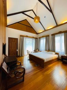 Postel nebo postele na pokoji v ubytování Bagan Cottage Boutique Hotel