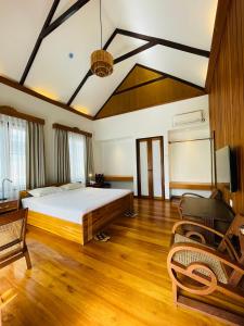 Postel nebo postele na pokoji v ubytování Bagan Cottage Boutique Hotel