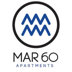 un logo per gli appartamenti Marco di MAR60 Apartments a Caorle