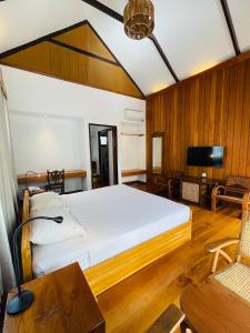 Postel nebo postele na pokoji v ubytování Bagan Cottage Boutique Hotel