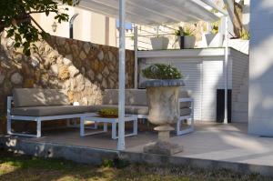 A patio or other outdoor area at Spacious Apartment in Tarragona + Pool