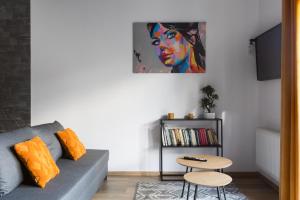 Posedenie v ubytovaní APARTAMENT SKANDYNAWSKI 2-poziomowy SAUNA JACUZZI