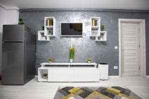Μια τηλεόραση ή/και κέντρο ψυχαγωγίας στο Apartament CENTRAL