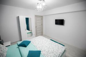 Katil atau katil-katil dalam bilik di Apartament CENTRAL